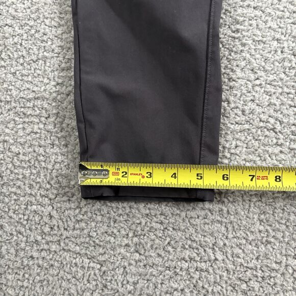 Lululemon Commision Pants Mens 30x30 Gray Slim Fit Warpstreme Chino Khaki Pants - Picture 4 of 8